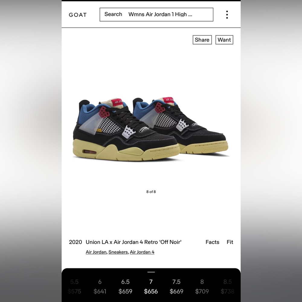 Union LA x Air Jordan 4 Retro 'Off Noir'
